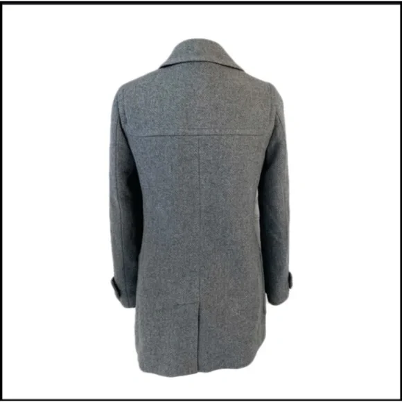 BANANA REPUBLIC WOOL TOGGLE COAT Sz XS - Picture 4 of 8